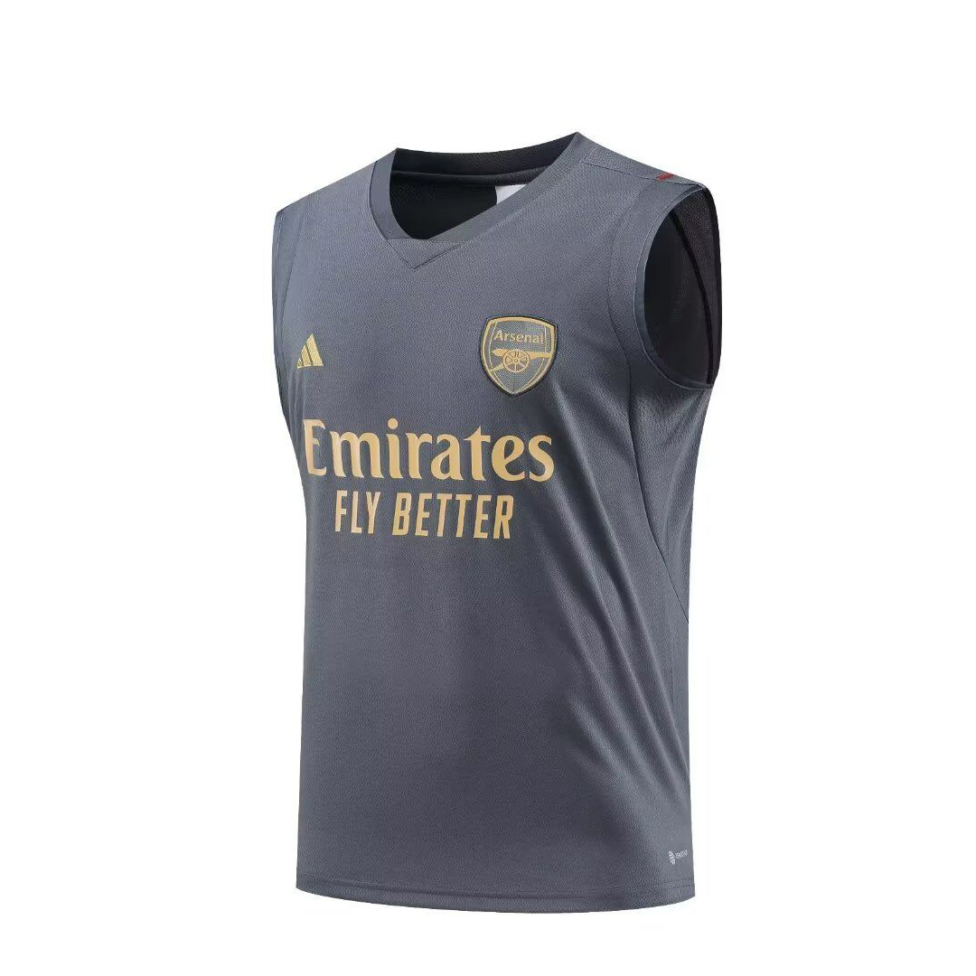 AAA Quality Arsenal 23/24 Dark Grey Vest Jersey